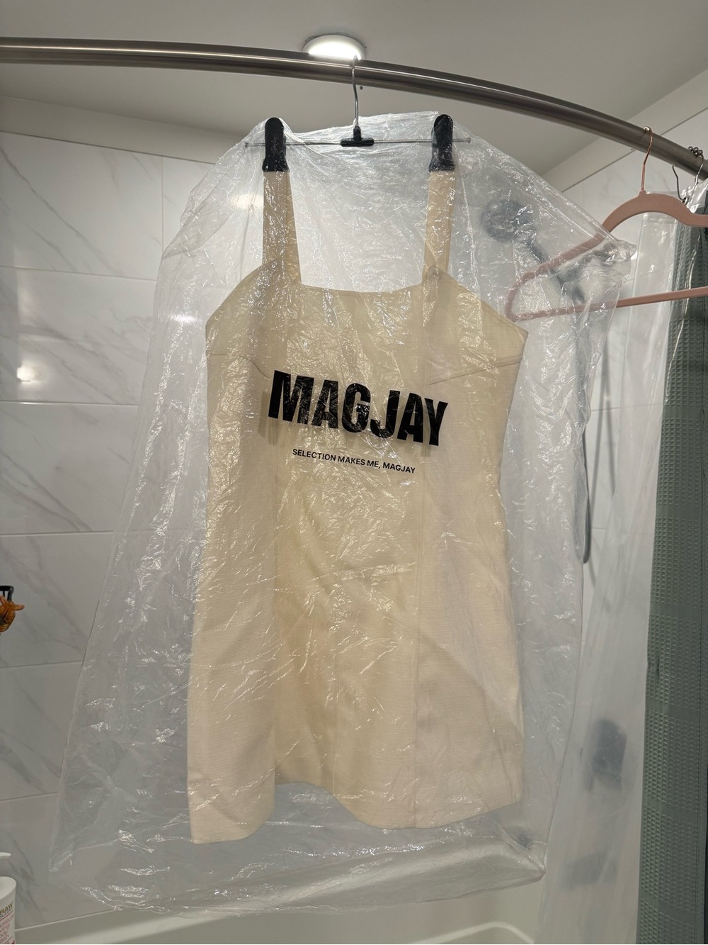 Cream Logo Tank Top